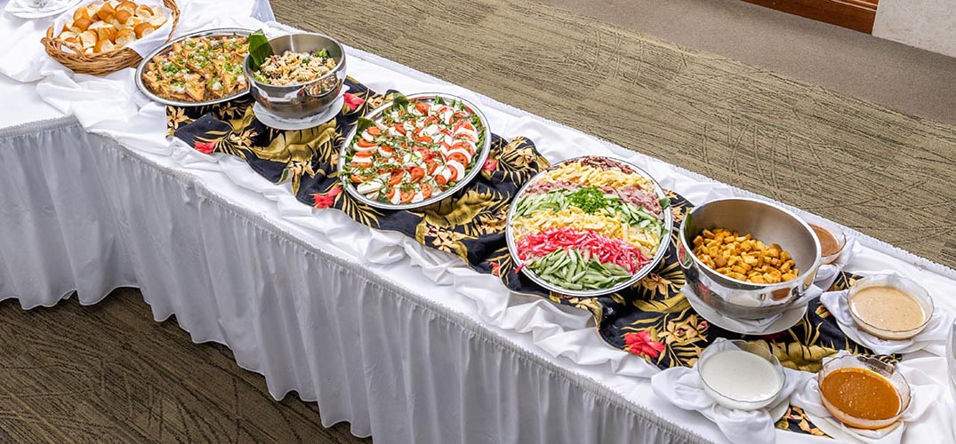 Koolau Ballrooms Celebrations Buffet Table celebrations